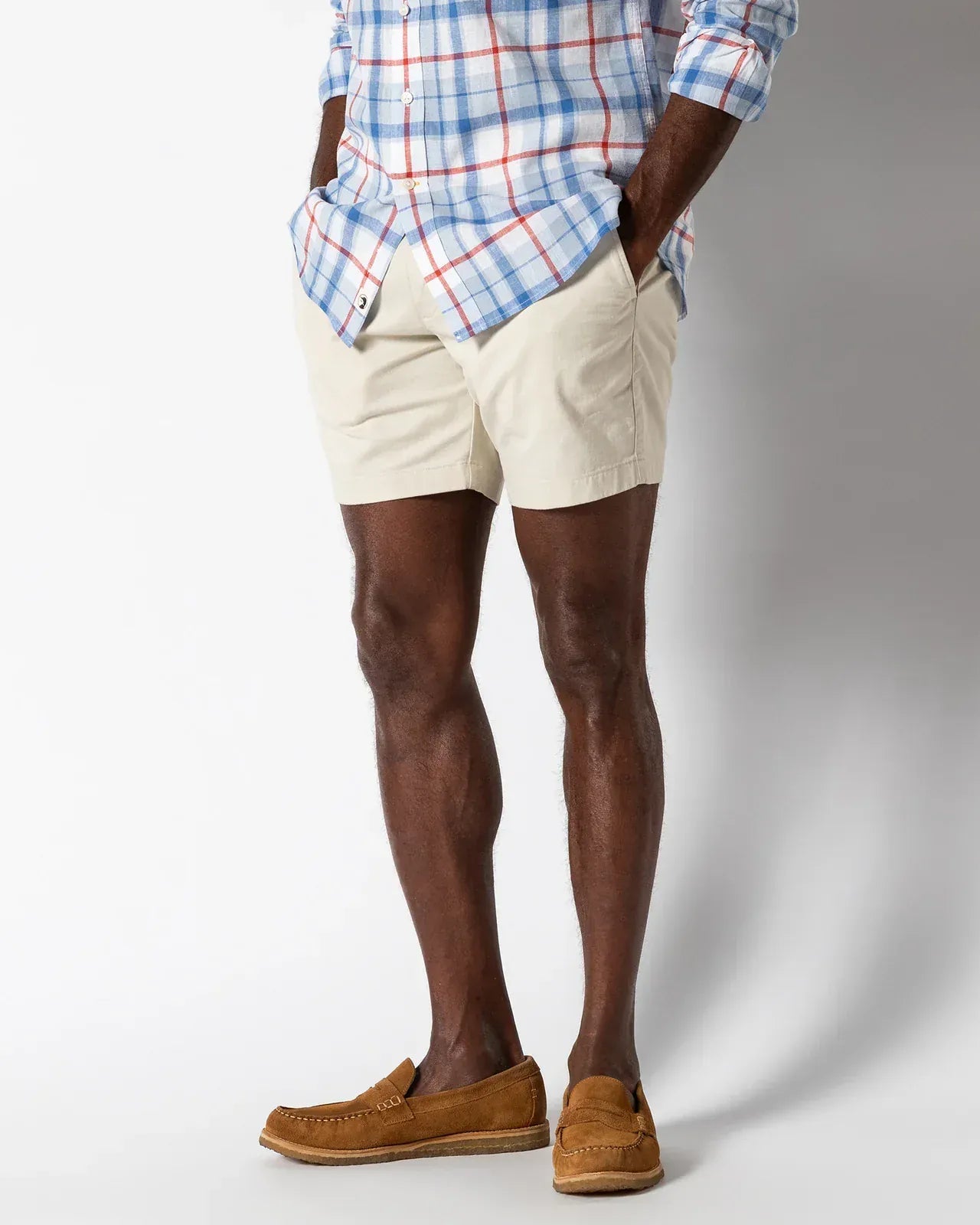 Duck Head Shorts 7" Gold School Chino Short in Stone