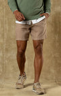 Duck Head Shorts 7" Gold School Linen Chino Short in Clay