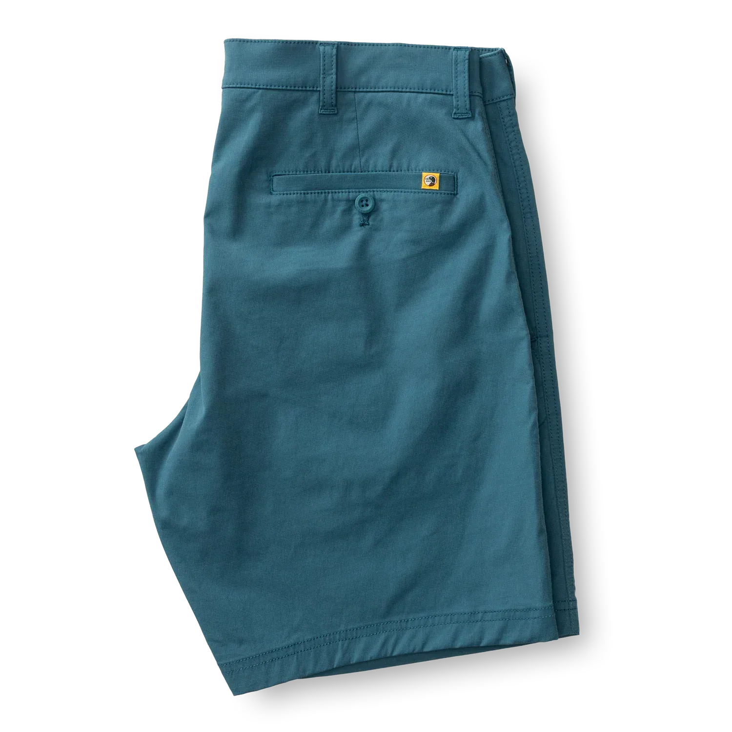 Duck Head Shorts 8" Harbor Performance Short in Teal Blue