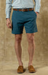 Duck Head Shorts 8" Harbor Performance Short in Teal Blue