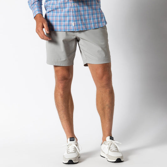 Duck Head Shorts 8" Harbor Performance Short - Limestone Grey