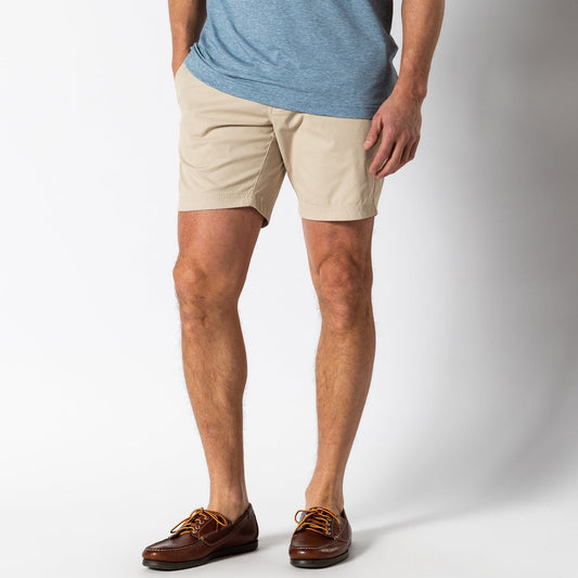 Duck Head Shorts 8" Harbor Performance Short - Stone
