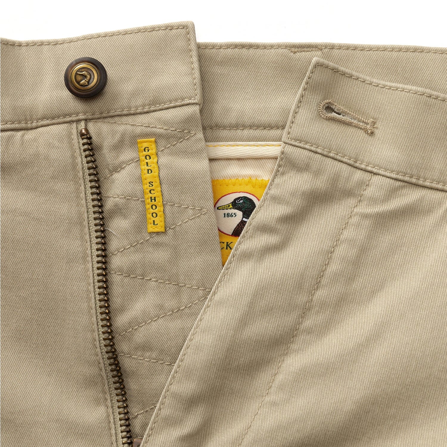 Duck Head Shorts 9" Gold School Chino Short- Khaki