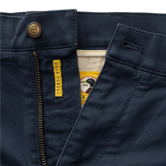 Duck Head Shorts 9" Gold School Chino Short- Navy
