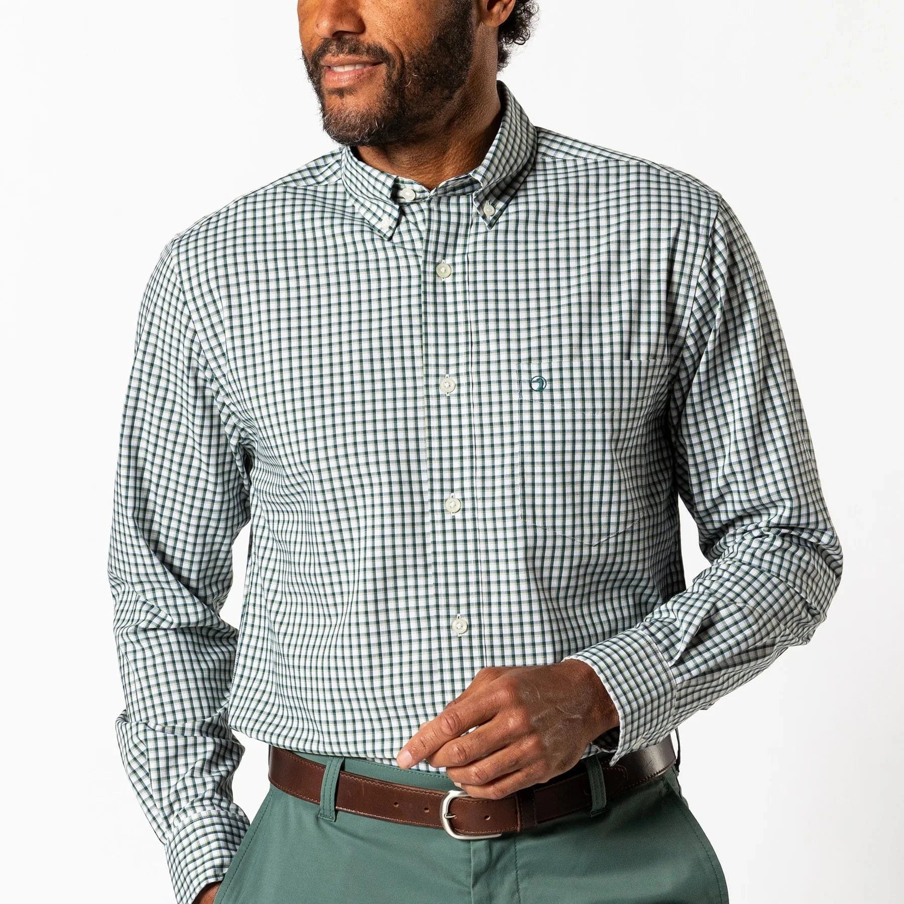 Duck Head Sport Shirts 305 / S Performance Poplin Sport Shirt - Bryant Plaid