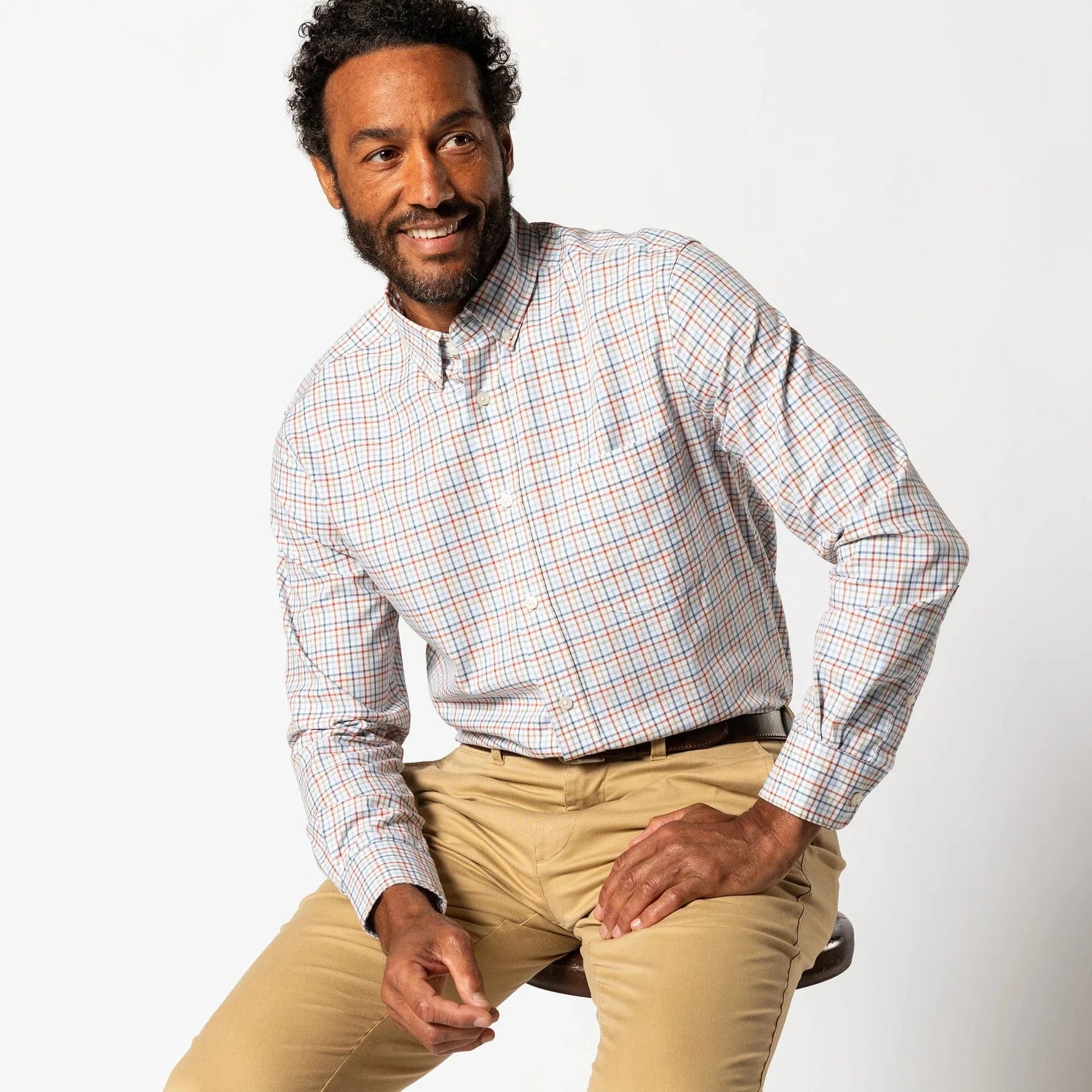 Duck Head Sport Shirts 667 / S Cotton Oxford Sport Shirt - Bennet Plaid