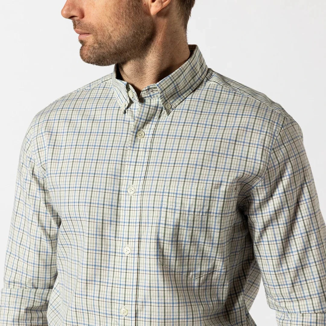Duck Head Sport Shirts 990 / S Cotton Twill Sport Shirt - Cooper Plaid