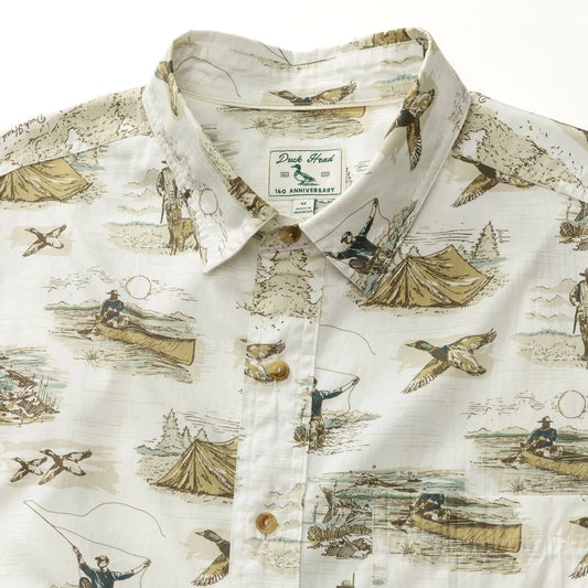 Duck Head Sport Shirts Camp Shirt - Soft White
