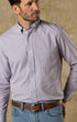 Duck Head Sport Shirts Cotton Cashmere Poplin Sport Shirt in Serenity Blue