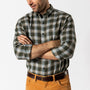 Duck Head Sport Shirts Cotton Flannel Sport Shirt - Hank Plaid