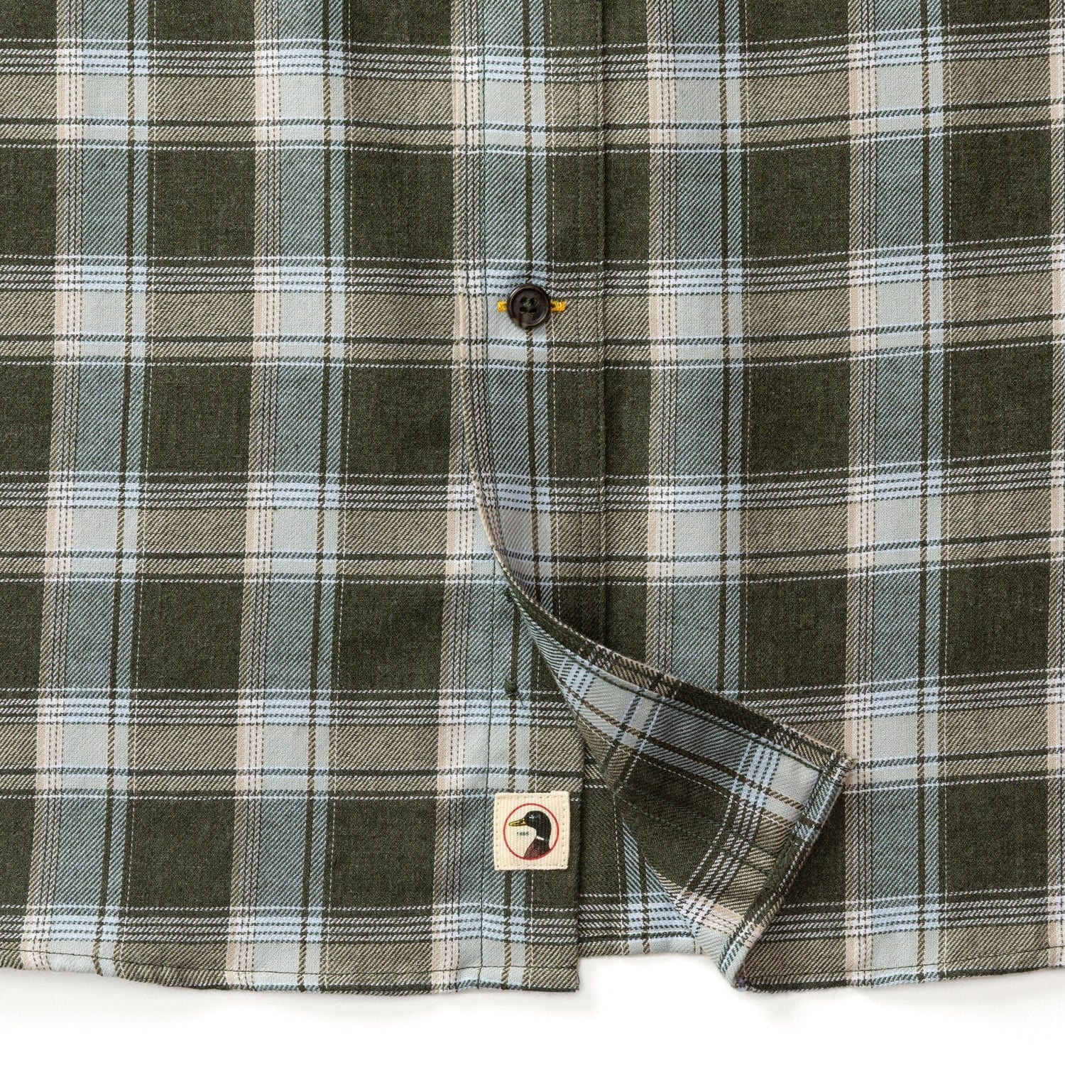 Duck Head Sport Shirts Cotton Flannel Sport Shirt - Hank Plaid