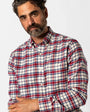 Duck Head Sport Shirts Cotton Flannel Sport Shirt in Bradner Plaid