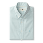 Duck Head Sport Shirts Cotton Oxford Sport Shirt - Collins Stripe in Marine Blue