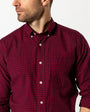 Duck Head Sport Shirts Cotton Slub Sport Shirt in Kimball Plaid