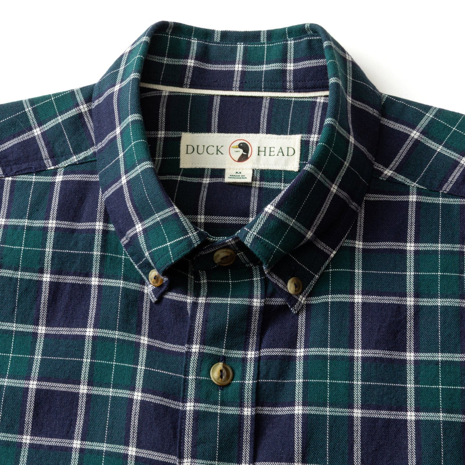 Duck Head Sport Shirts Cotton Wool Sport Shirt Pickens Plaid