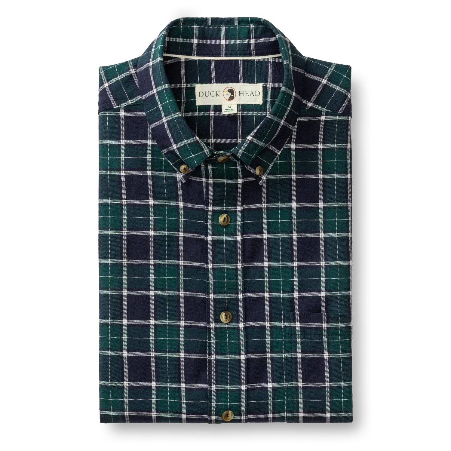 Duck Head Sport Shirts Cotton Wool Sport Shirt Pickens Plaid