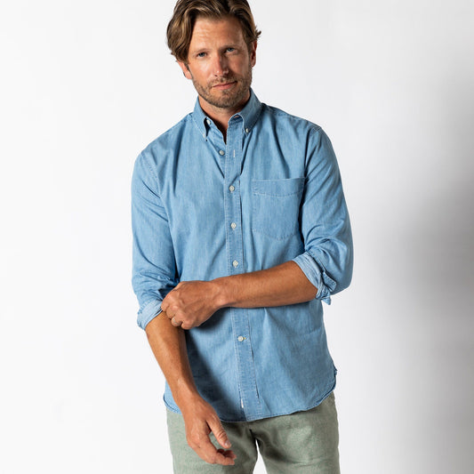 Duck Head Sport Shirts Denim Twill Sport Shirt - Dustin
