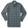 Duck Head Sport Shirts Hamlett Plaid Twill Sport Shirt- Dark Forest Green