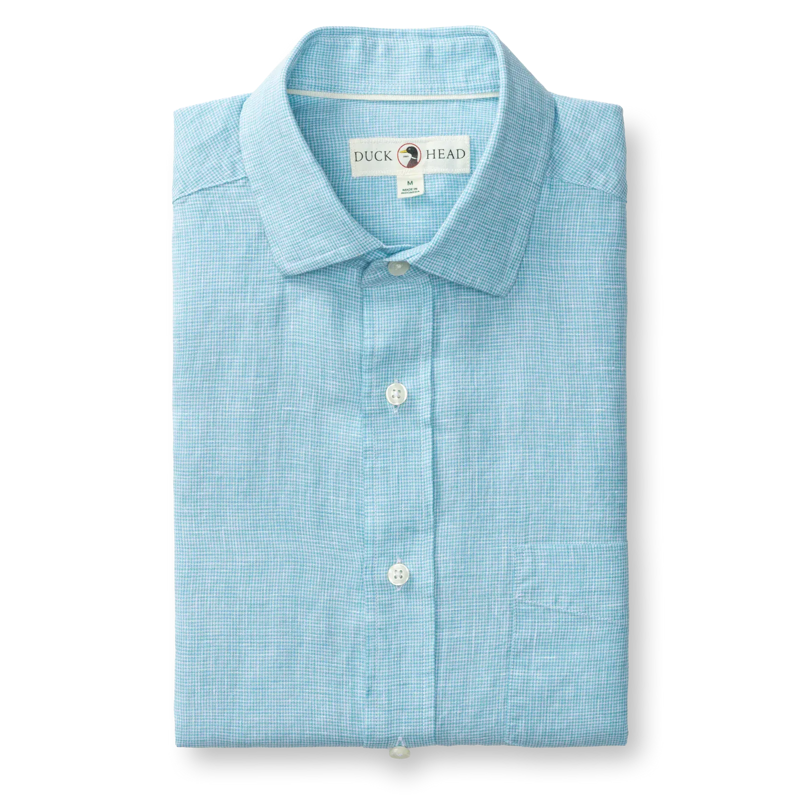 Duck Head Sport Shirts Linen Poplin Sport Shirt