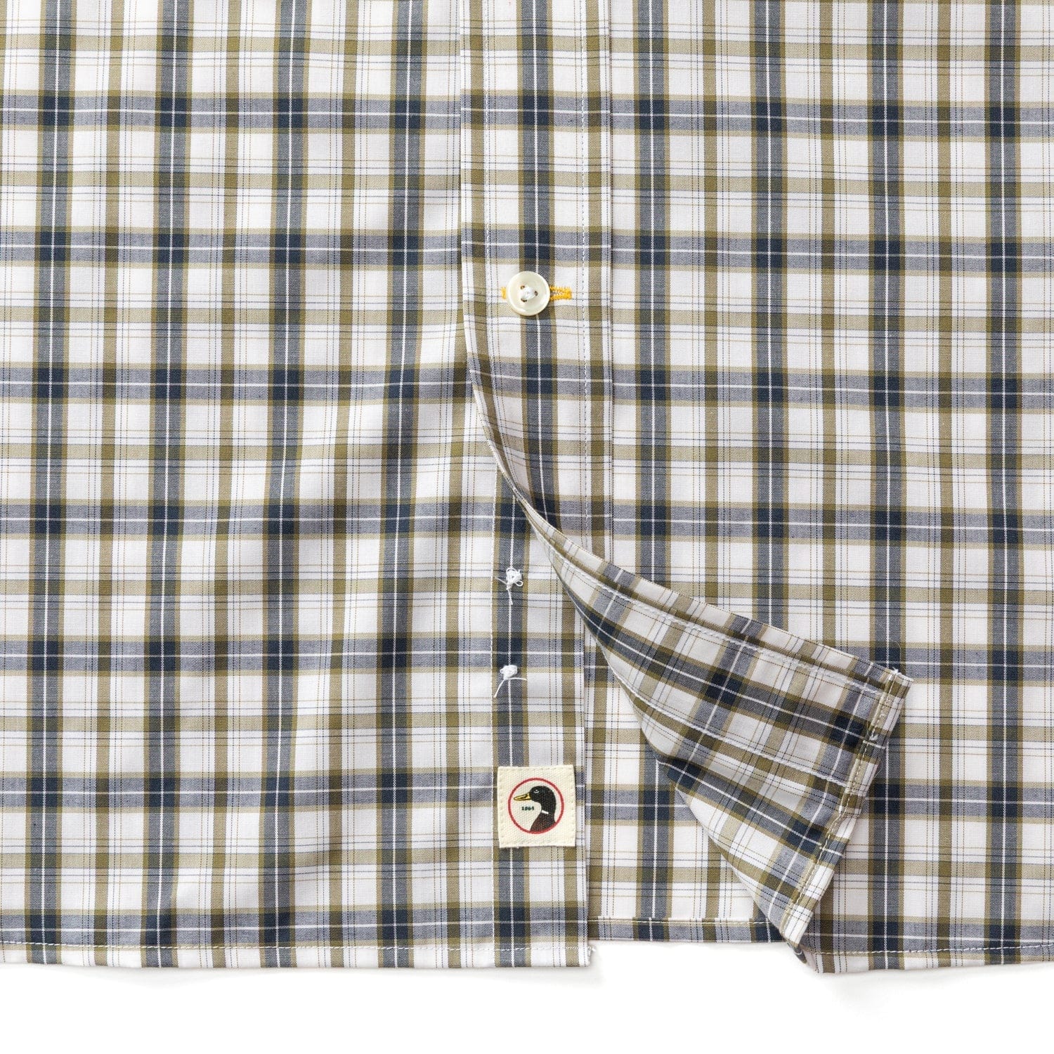 Duck Head Sport Shirts Performance Poplin Sport Shirt in Joplin Plaid