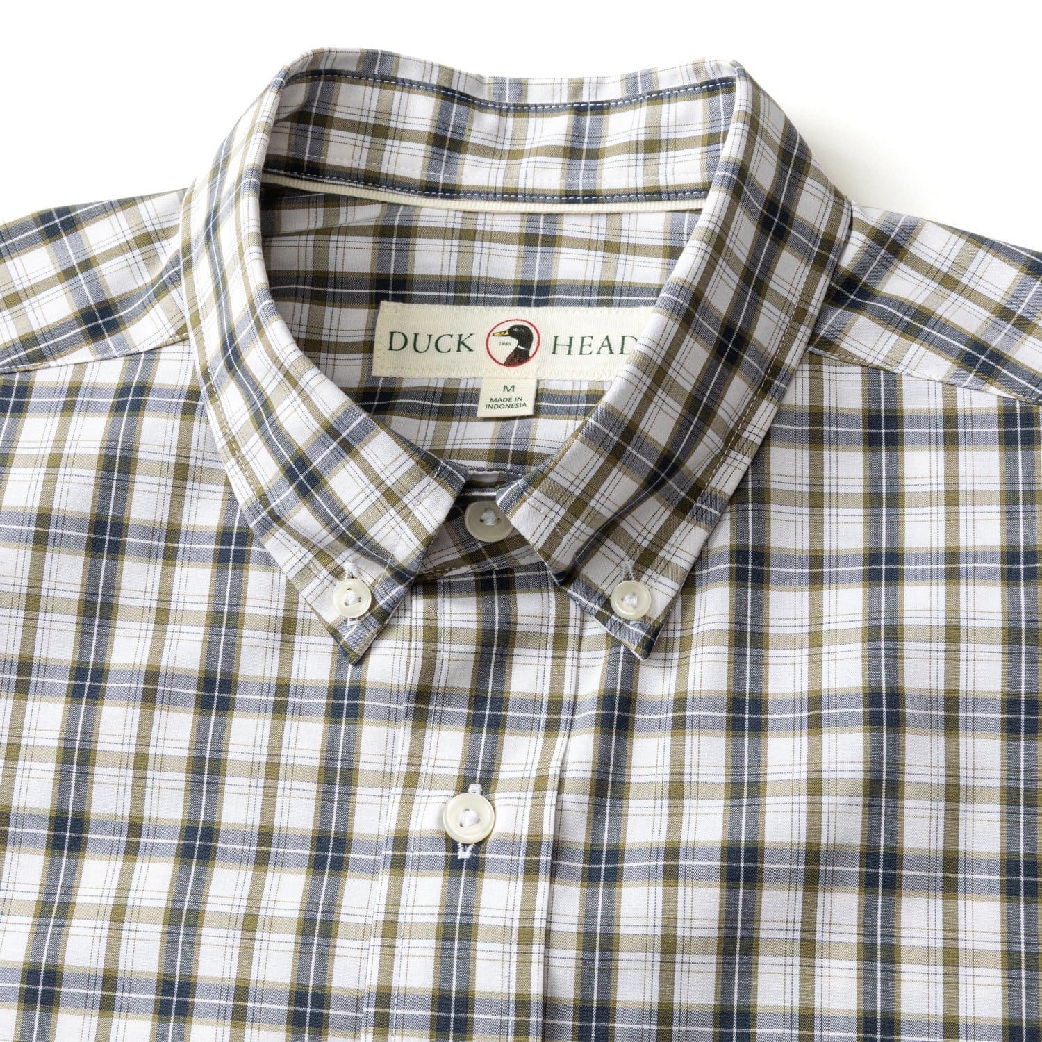 Duck Head Sport Shirts Performance Poplin Sport Shirt in Joplin Plaid