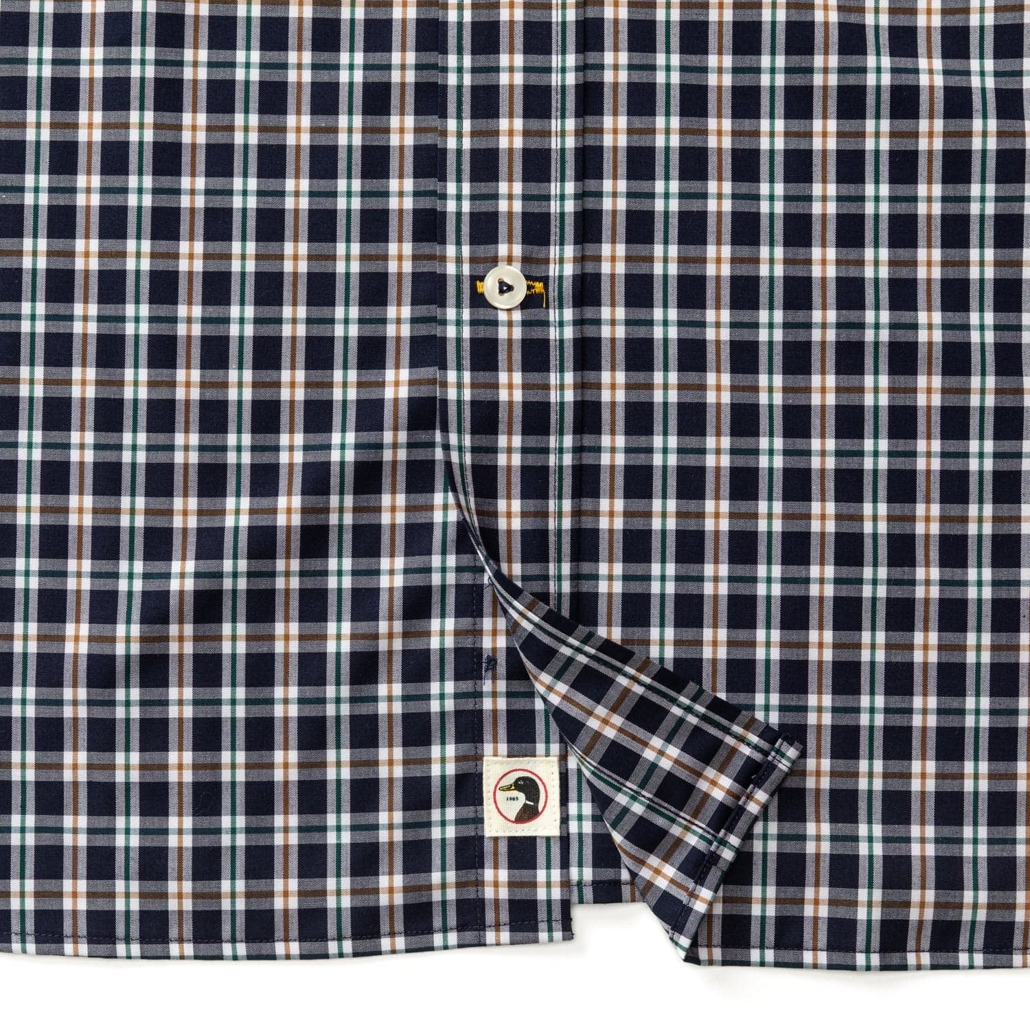 Duck Head Sport Shirts Performance Poplin Sport Shirt in Moseley Plaid
