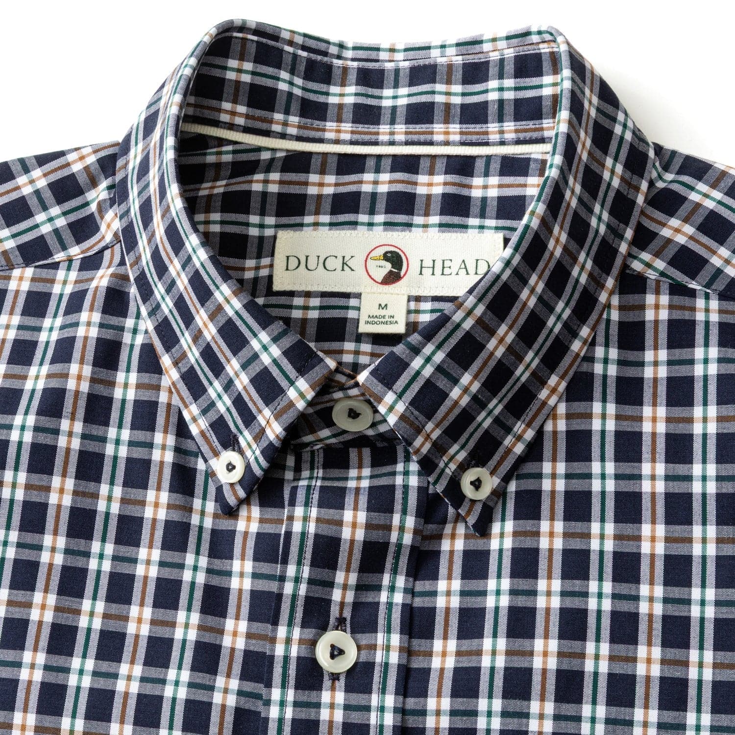 Duck Head Sport Shirts Performance Poplin Sport Shirt in Moseley Plaid