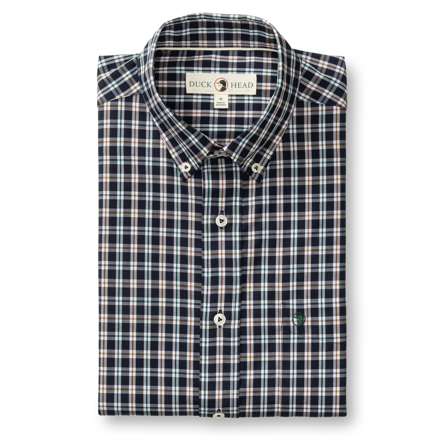 Duck Head Sport Shirts Performance Poplin Sport Shirt in Moseley Plaid