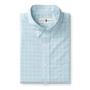 Duck Head Sport Shirts Performance Poplin Sport Shirt - Trent Plaid in Meadowbrook