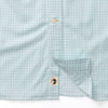 Duck Head Sport Shirts Performance Poplin Sport Shirt- Walton Gingham Pastel Blue