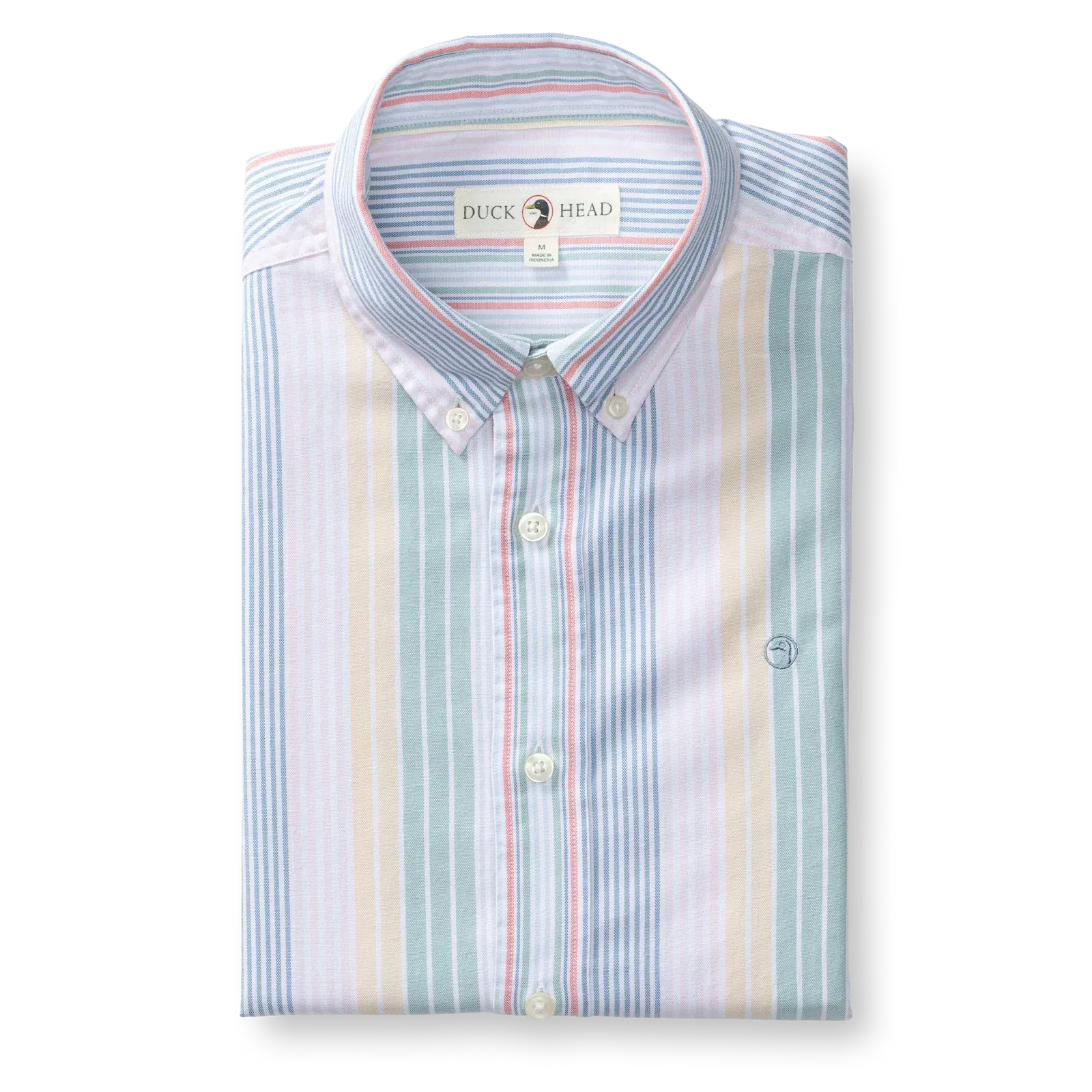 Duck Head Sport Shirts Prescott Stripe Cotton Oxford Sport Shirt