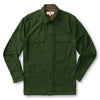 Duck Head Sport Shirts Slater Moleskin Overshirt- Pine Green Print