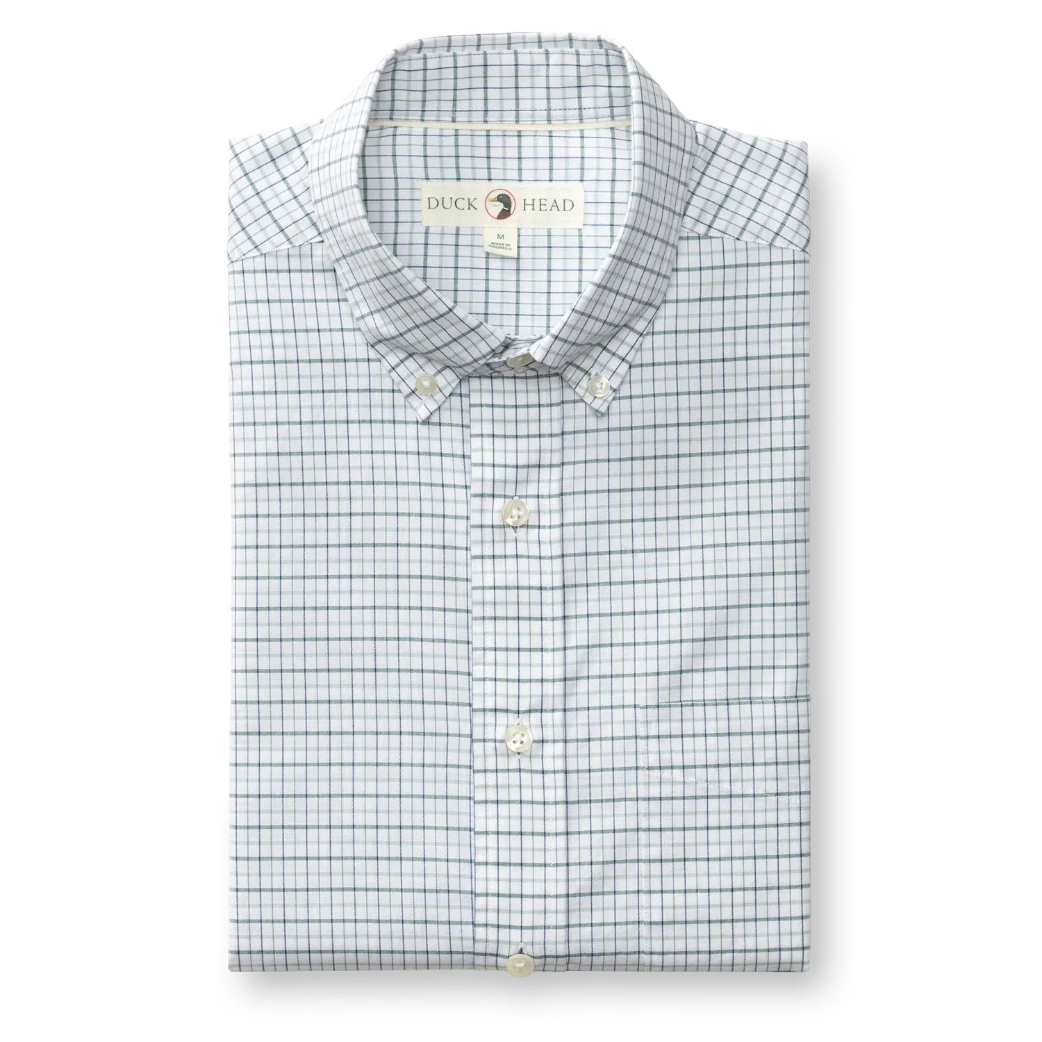 Duck Head Sport Shirts Tolliver Plaid Cotton Cashmere Poplin Sport Shirt