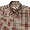 Duck Head Sport Shirts Westfall Plaid Twill Sport Shirt- Tawny Port