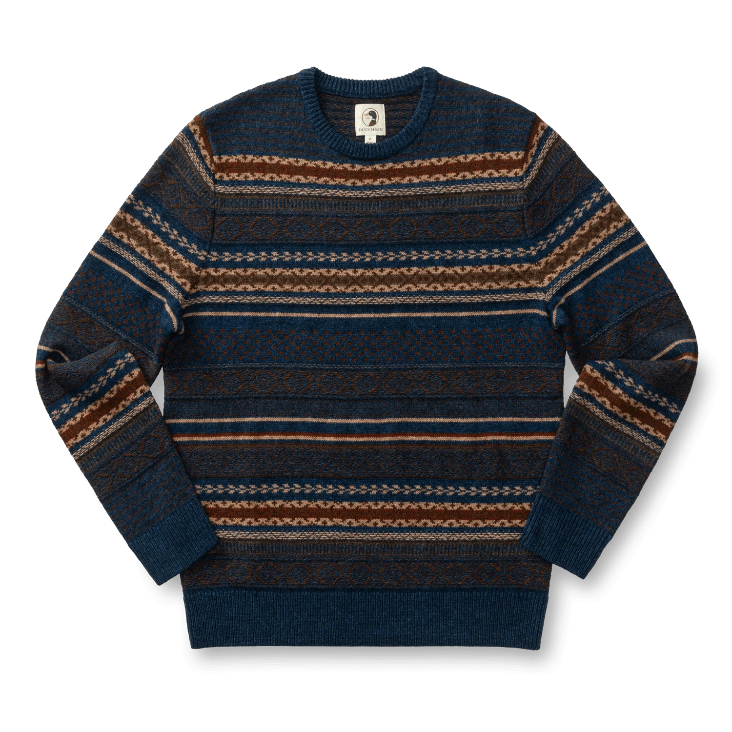 Duck Head Sweaters Birch Fair Isle Crewneck Sweater