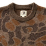 Duck Head Sweaters Camo Intarsia Crewneck Sweater