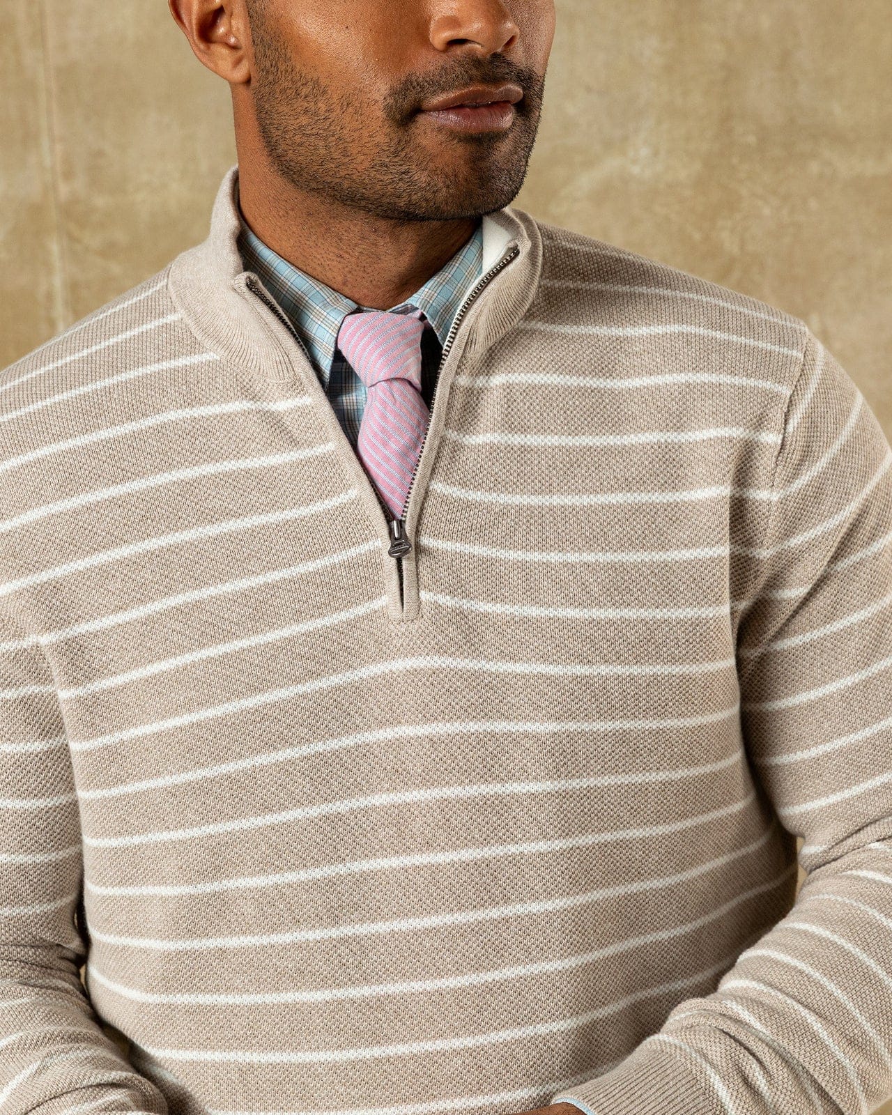 Duck Head Sweaters Colton Pique 1/4 Zip Sweater
