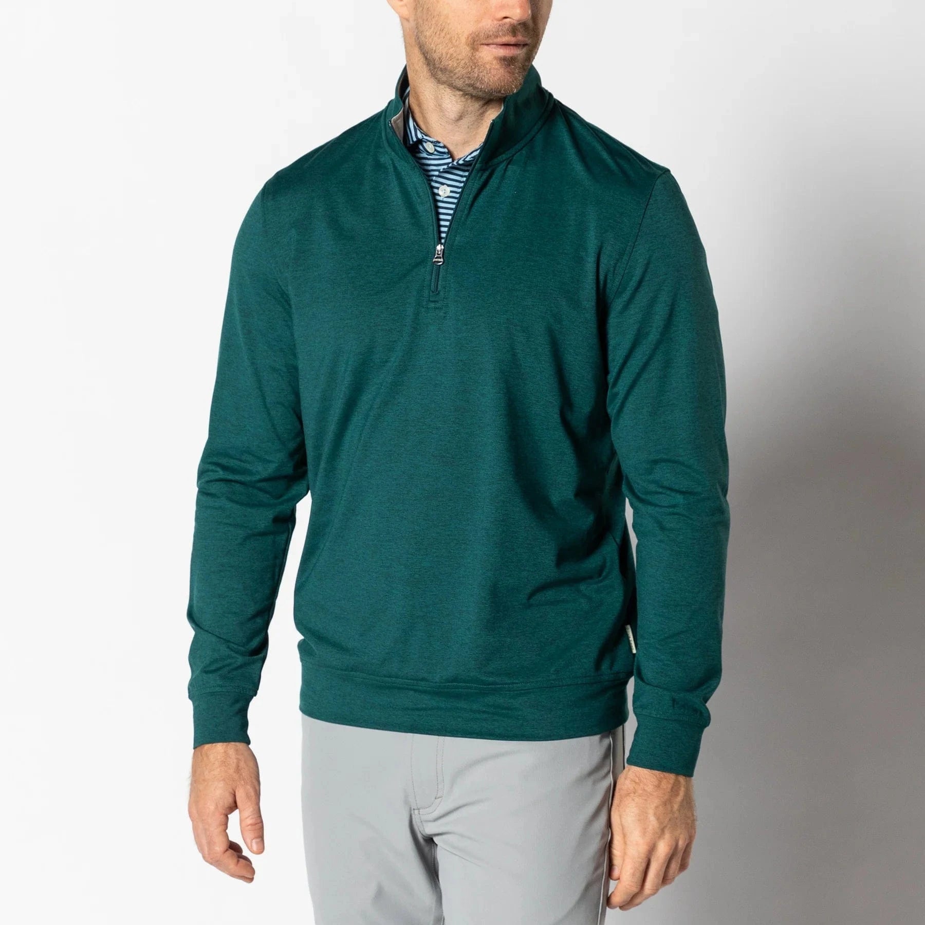 Duck Head Sweaters Long Drive Performance 1/4 Zip Pullover