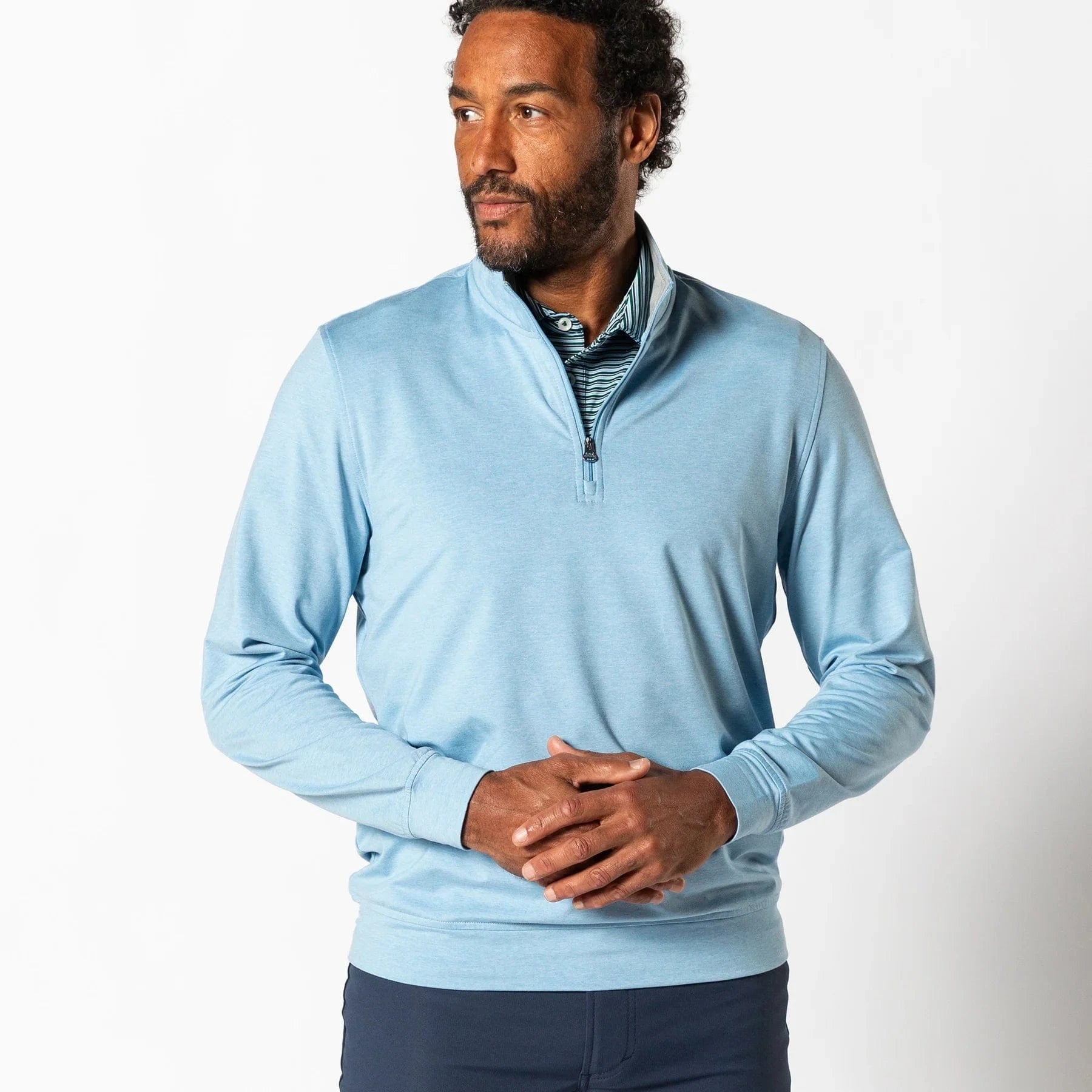 Duck Head Sweaters Long Drive Performance 1/4 Zip Pullover