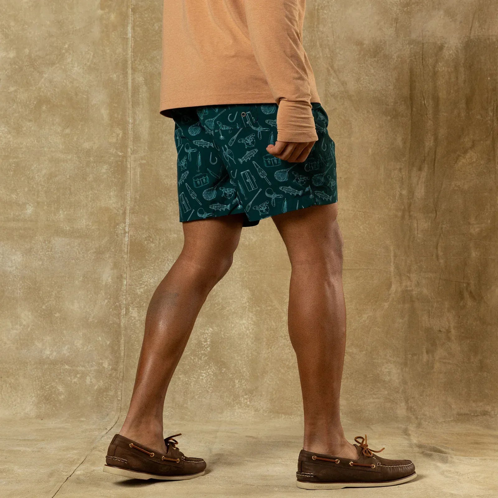 Duck Head Swimwear 6" Sailport Swim Short in Midnight Teal