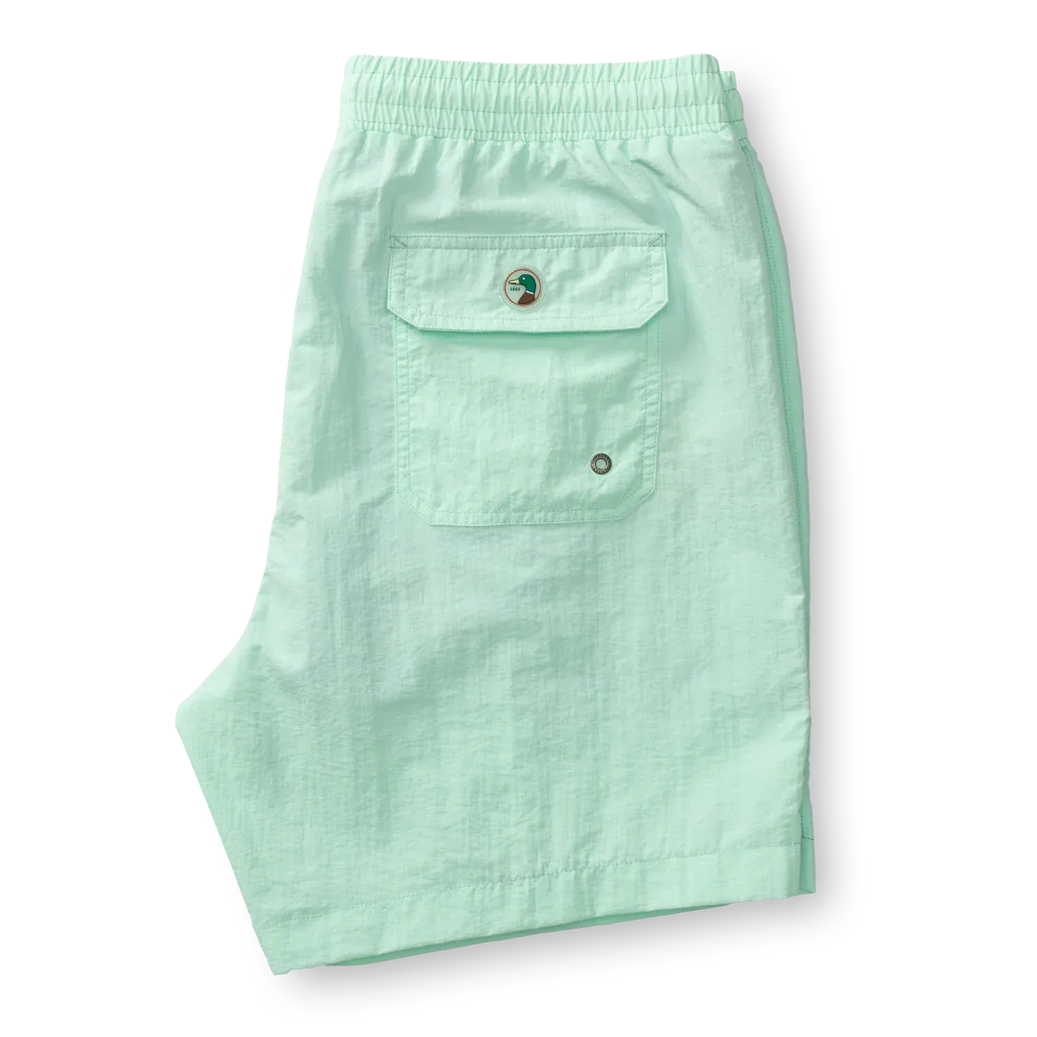 Duck Head Swimwear 6" Sailport Swim Short in Seafoam Green