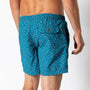 Duck Head Swimwear Print Sailport Swim Short 6" - Sail Blue
