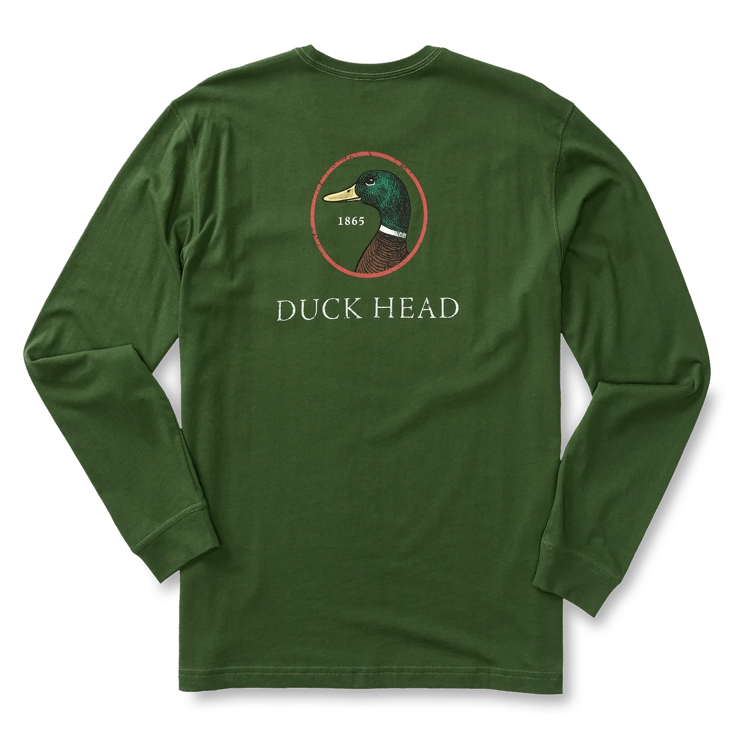 Duck Head T-Shirts Logo Long Sleeve T-Shirt