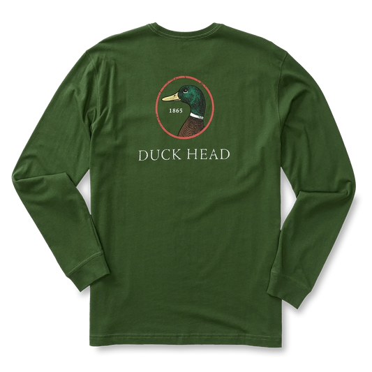 Duck Head T-Shirts Logo Long Sleeve T-Shirt