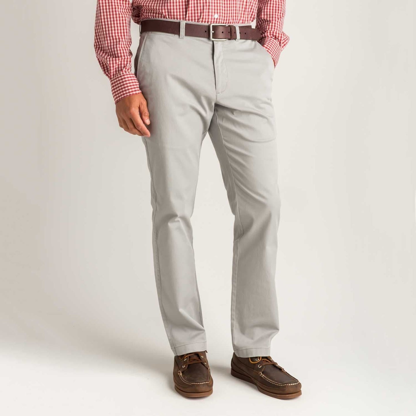 Duck Head Trousers Gold School Chino- Limestone Grey