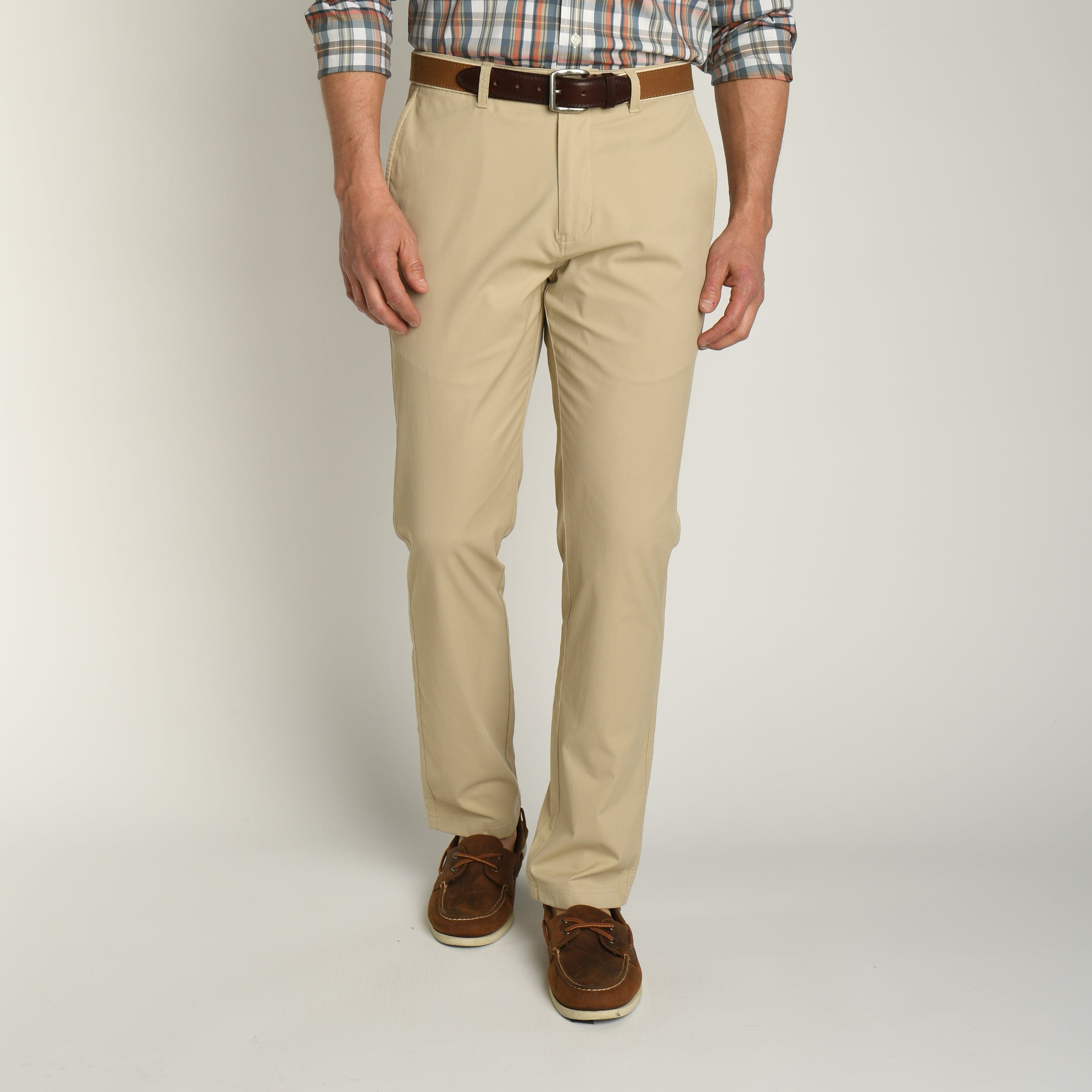 Duck Head Trousers Harbor Performance Chino- Stone