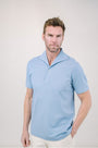 Edward Armah Polos LIGHT BLUE / S Short Sleeve Tailored Polo