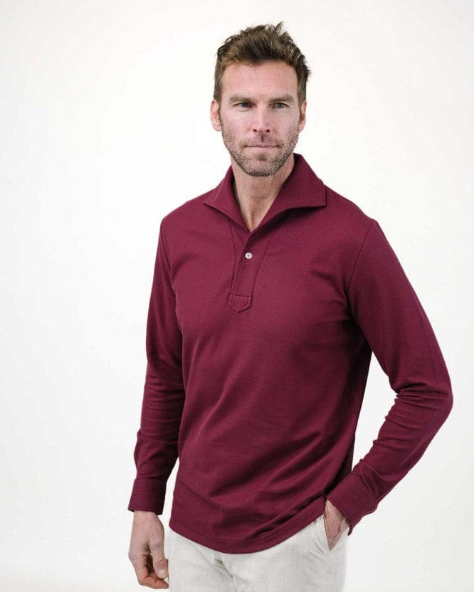 Edward Armah Polos Long Sleeve Tailored Polo