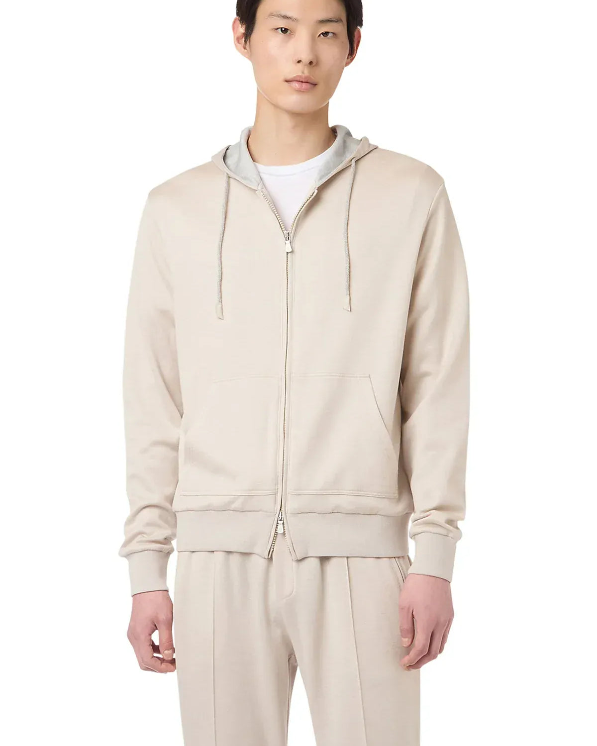 Eleventy Crew Necks & Hoodies Full Zip Hooded Sweatshirt