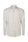Eleventy Milano Dress Shirts ML Shirt Italian Collar - Sand